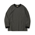 LIVINGTOWN Striped Loose Crew Neck Long Sleeve