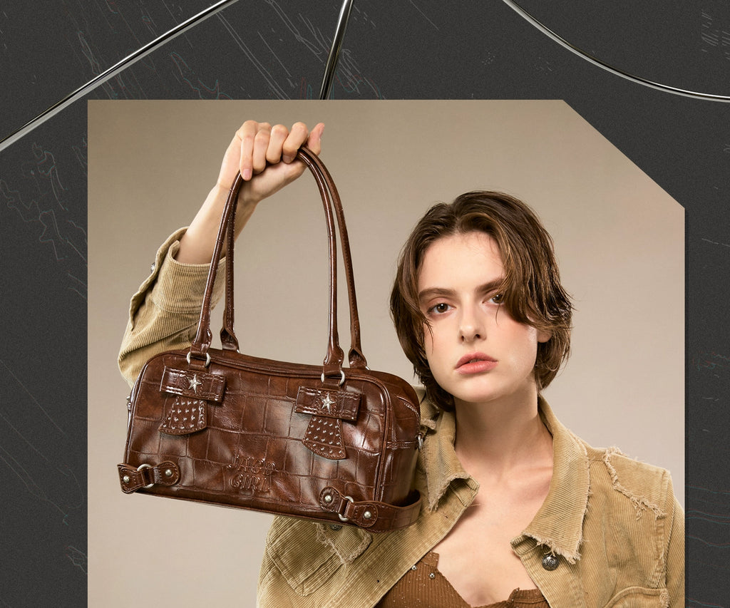 JACD Trendy Cool Retro Spice Girl Shoulder Messenger Bag