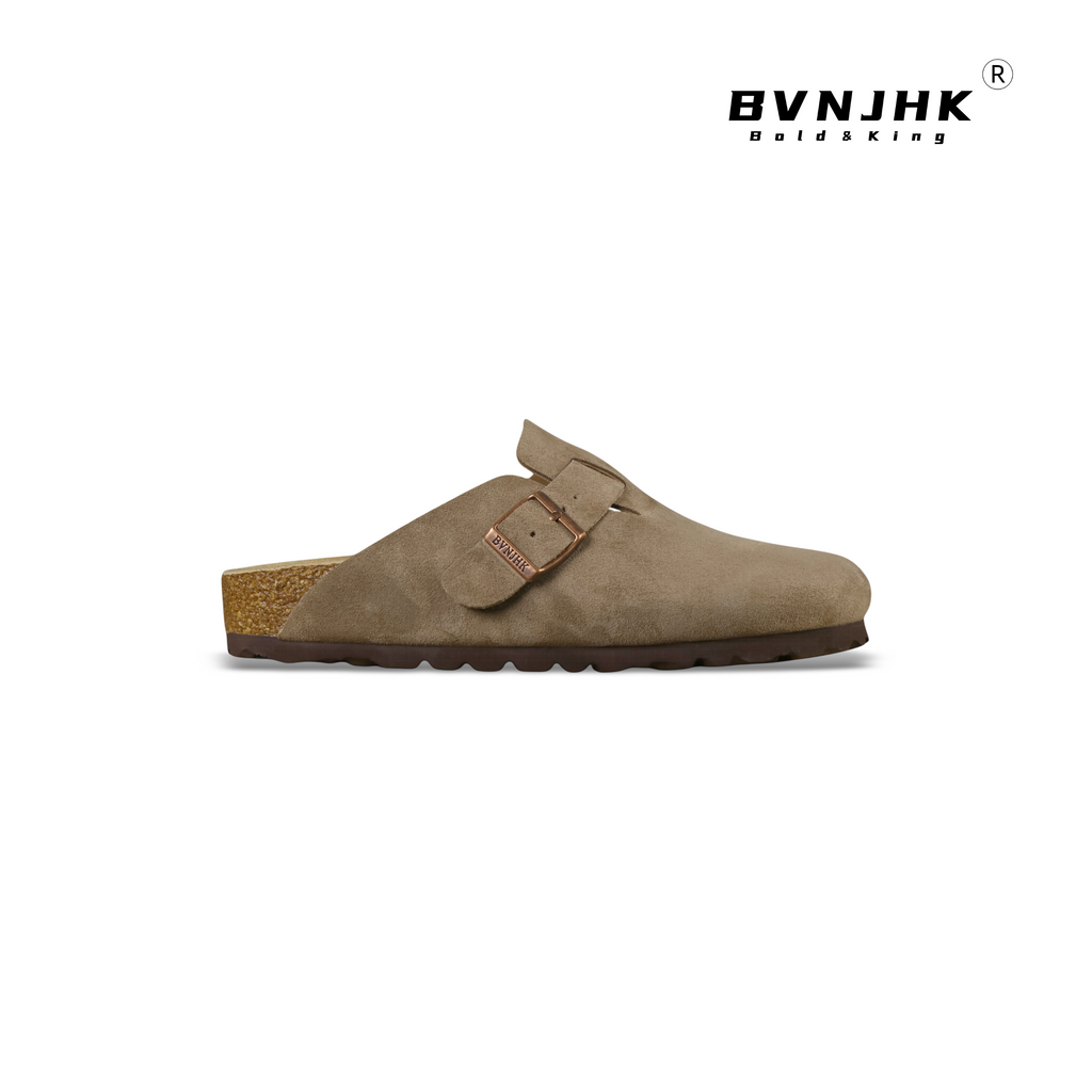 OQ X BVNJHK Grayish Green Clogs