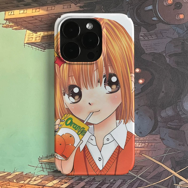 Pbcase Retro Two-dimensional Cartoon Apple Phone Case