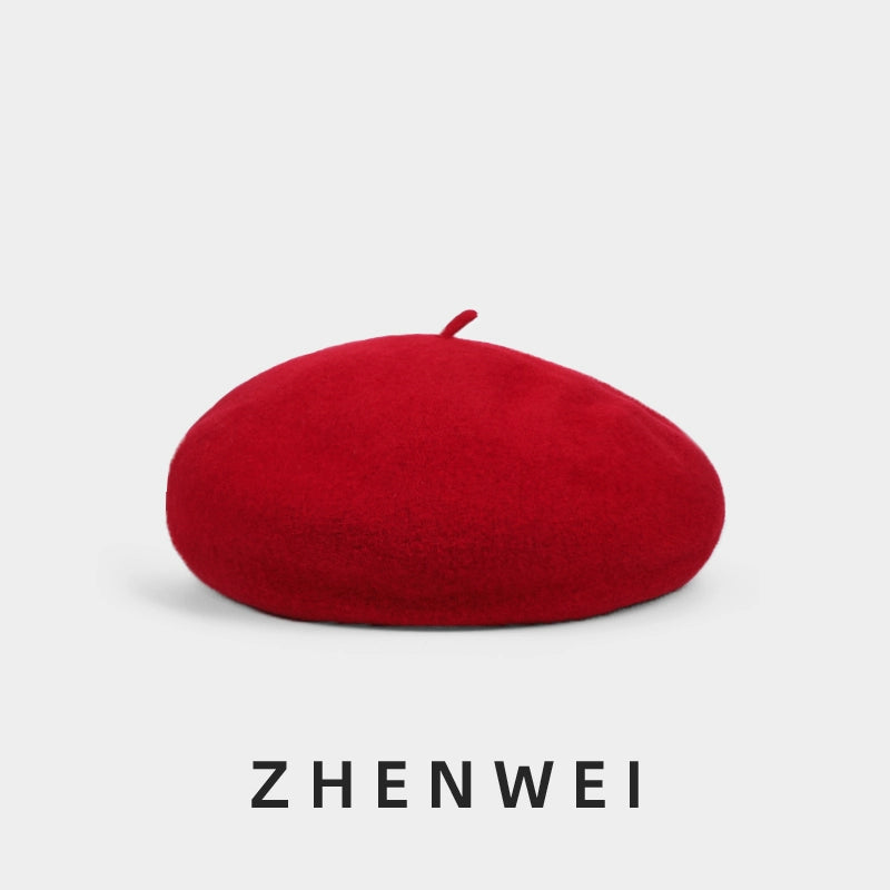 ZHENWEI Premium Full Wool Beret