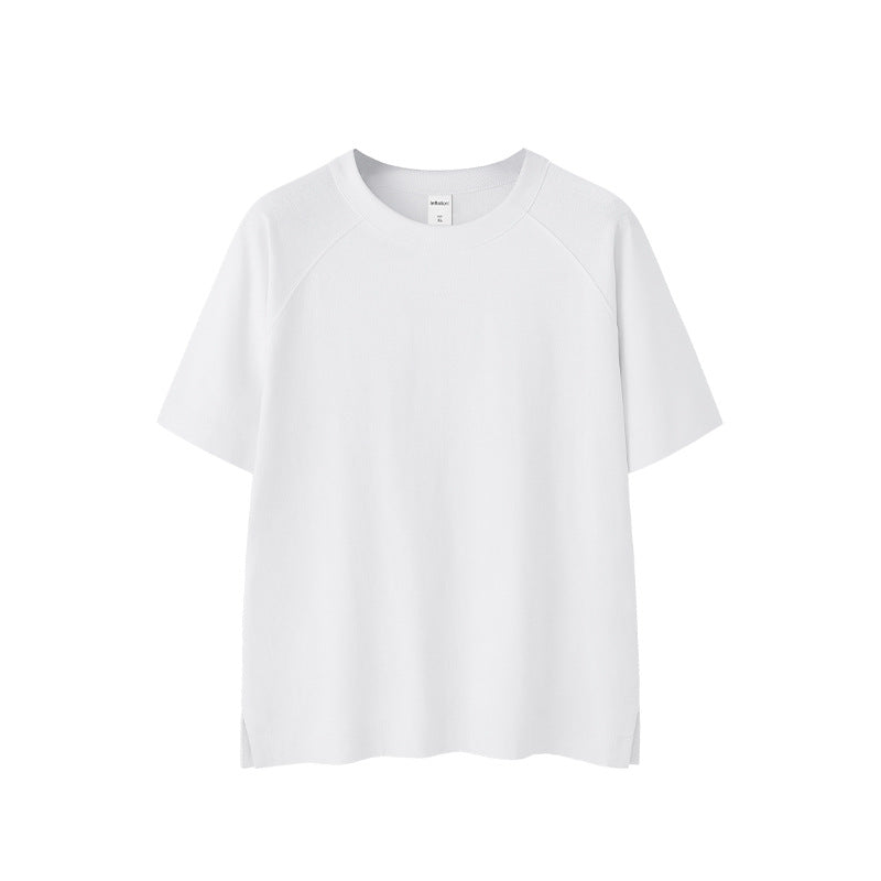 Inflation Retro Shoulder Hem Split Tee