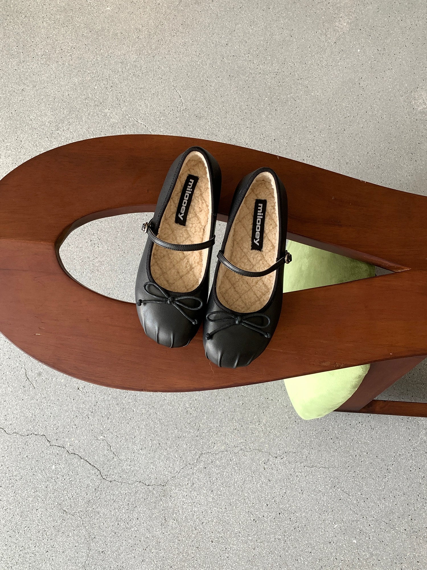 Milooey Small Fragrant Breeze Plush Inner Heightened Mary Jane Single Shoe