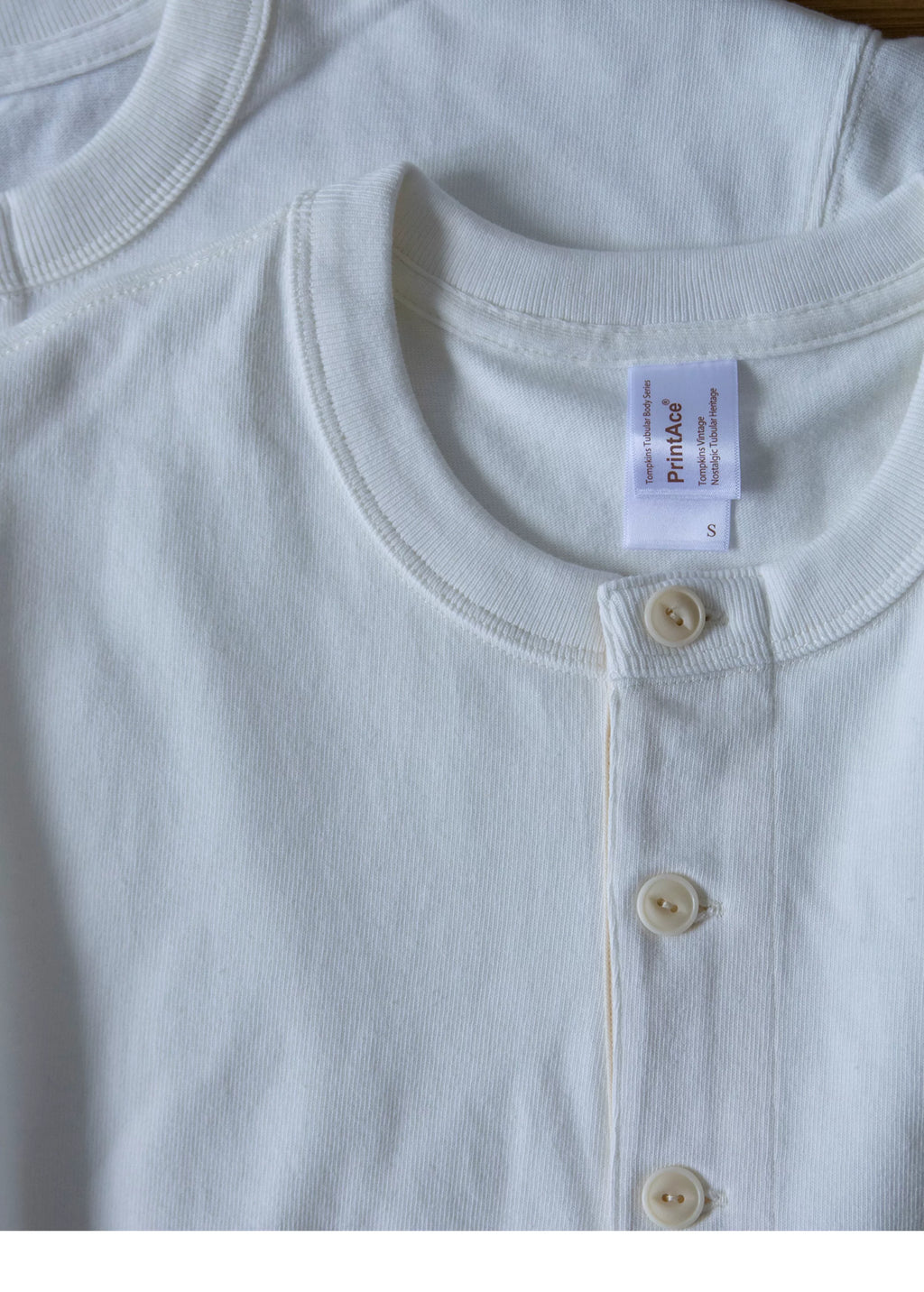 Akkad Kuti Vintage Henry Collar Loose Tee