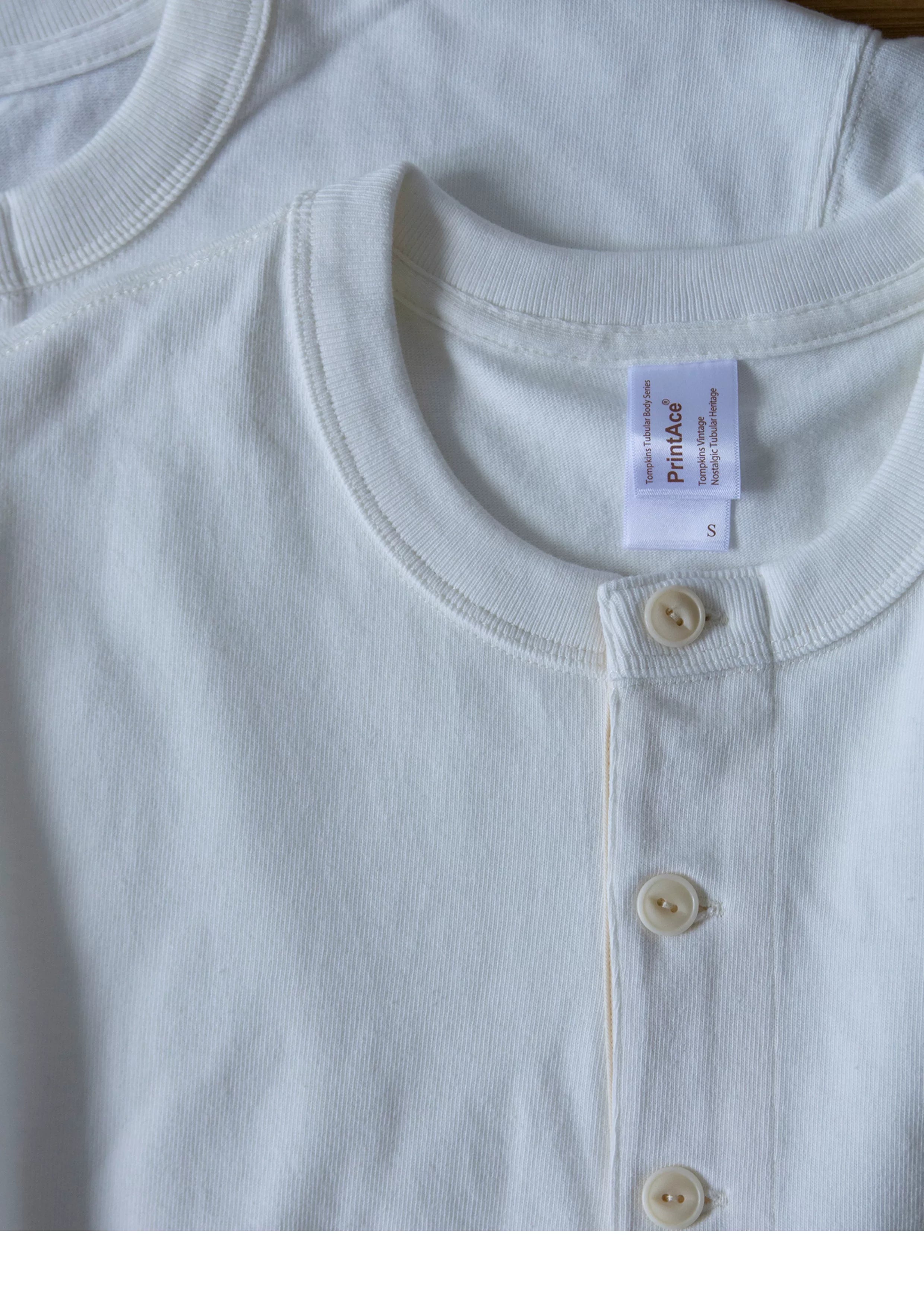 Akkad Kuti Vintage Henry Collar Loose Tee