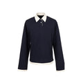 VLABMADE Retro Fake Two-piece Contrasting Long Sleeves
