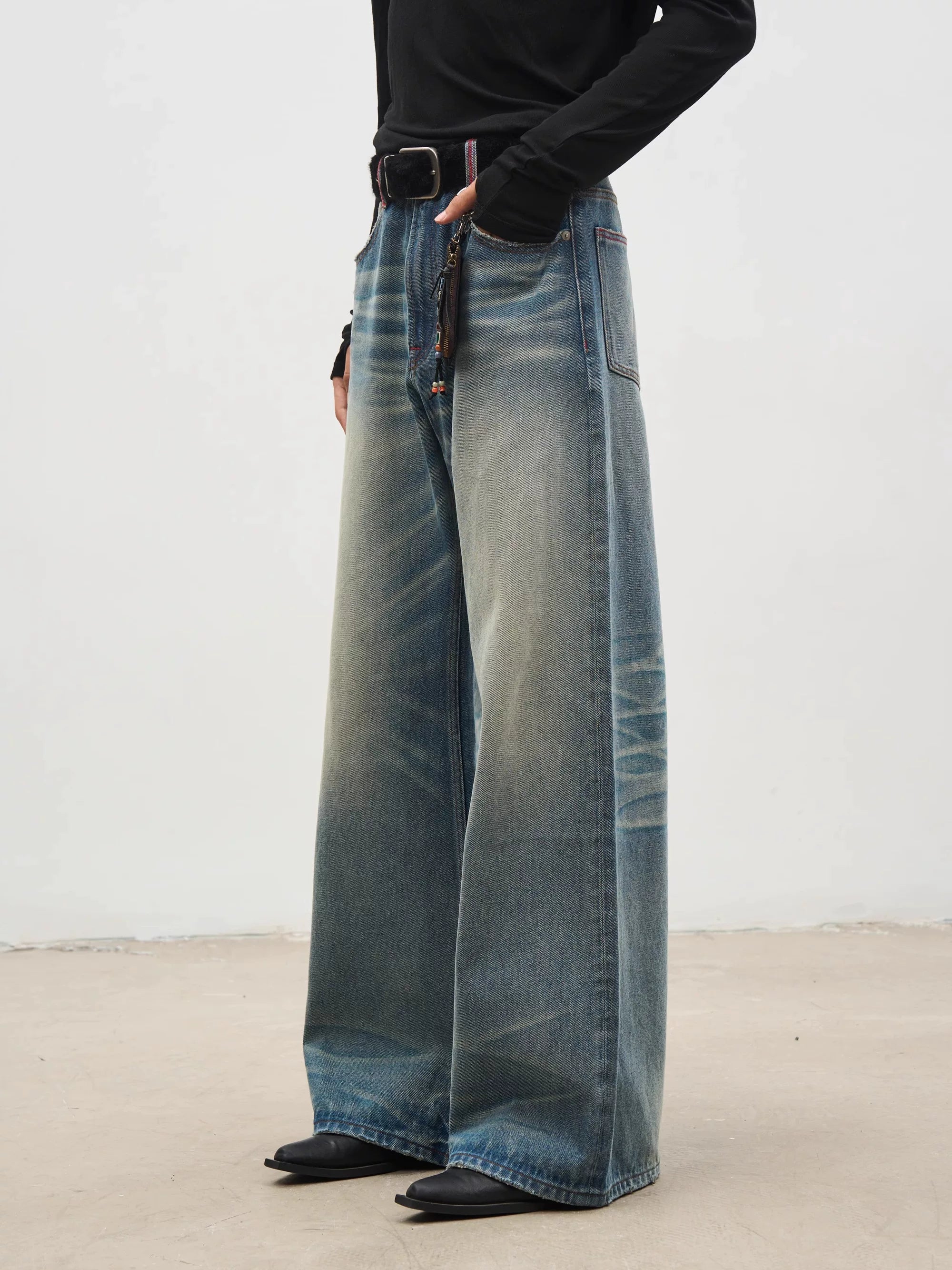 Southfish Distressed Loosestraight-legjeans