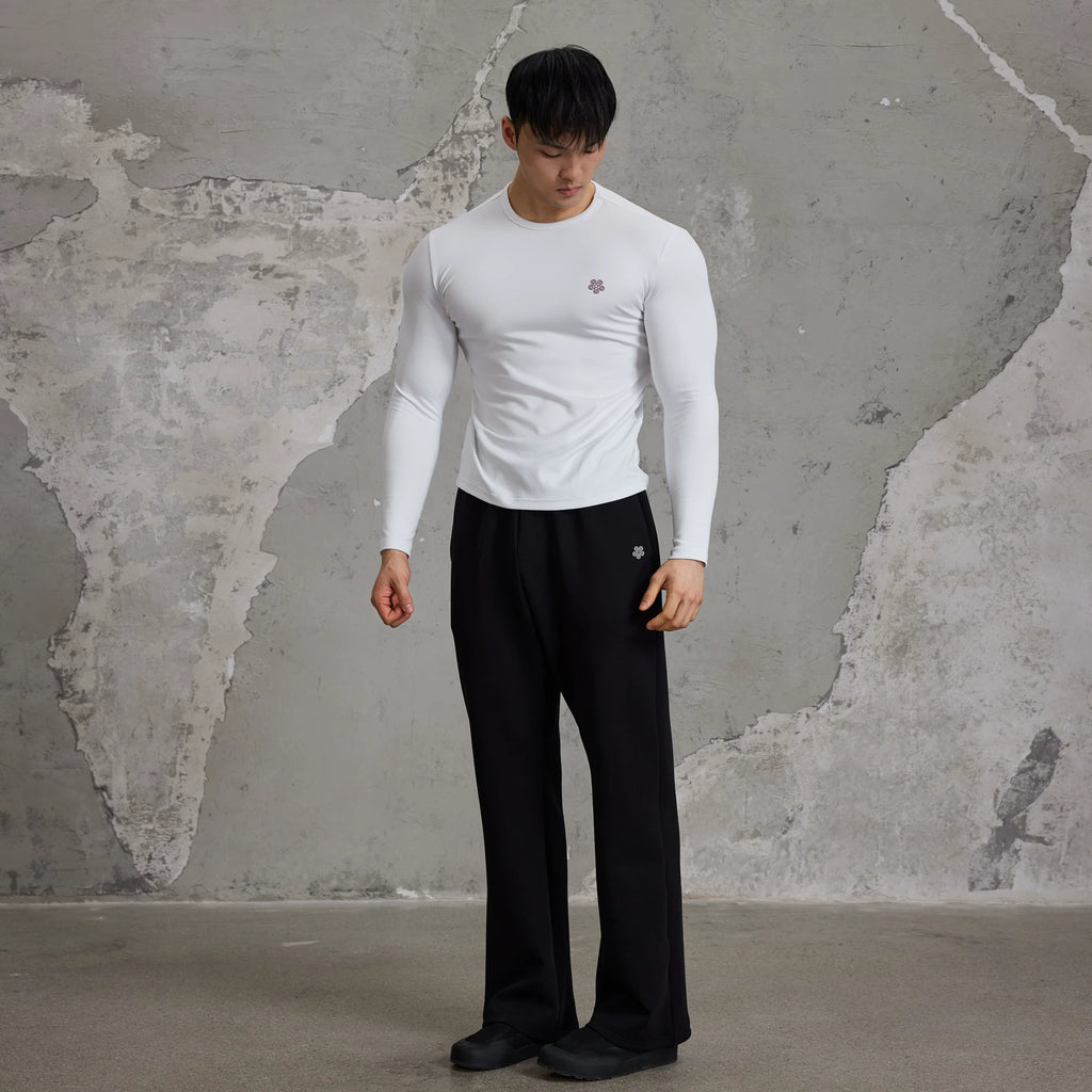 AFTERGLOW Sports Slim Fit Front Shoulder Warm Long Sleeves