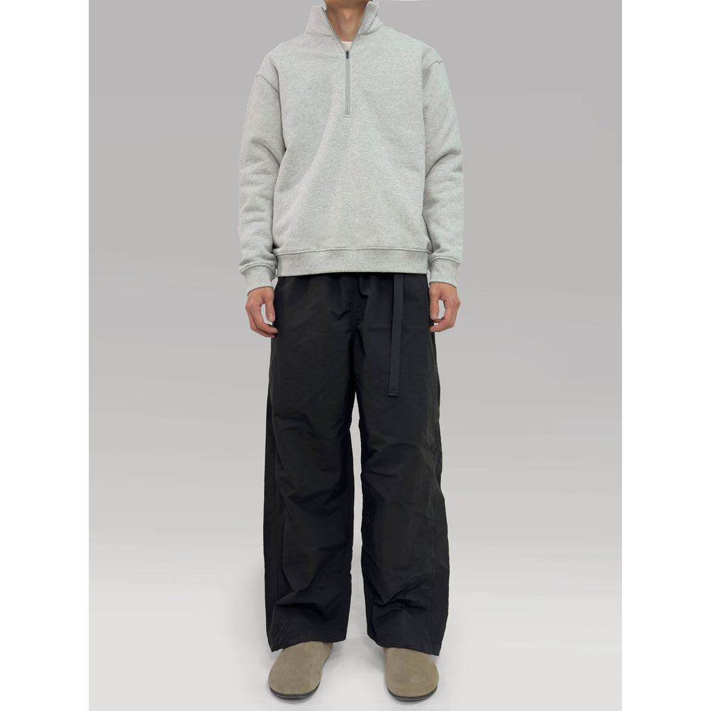 PLUS NO LOGO Half Zipper Polished Sweater