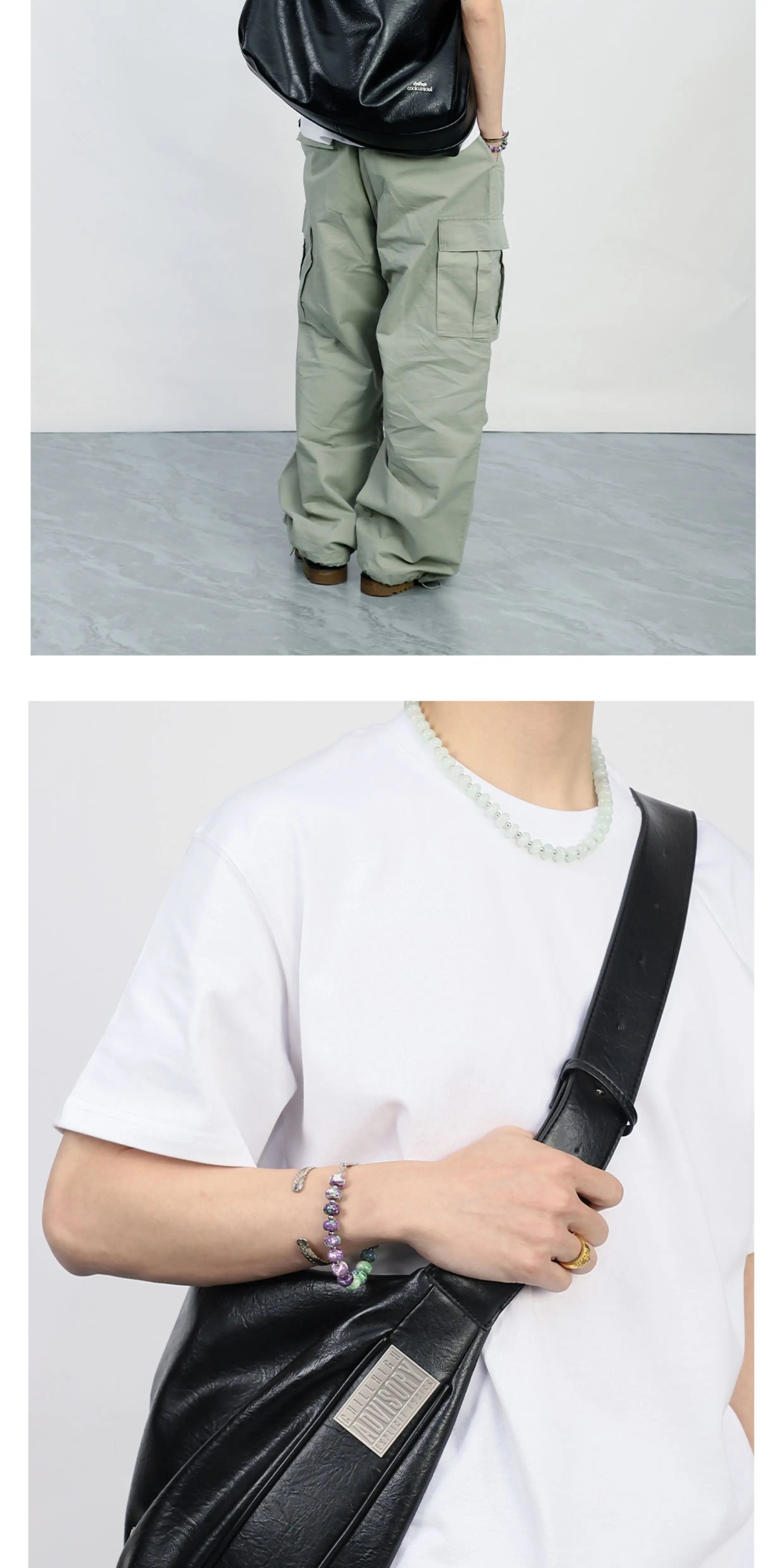 ChillHigh Premium Leather Minimalist Crossbody Bag