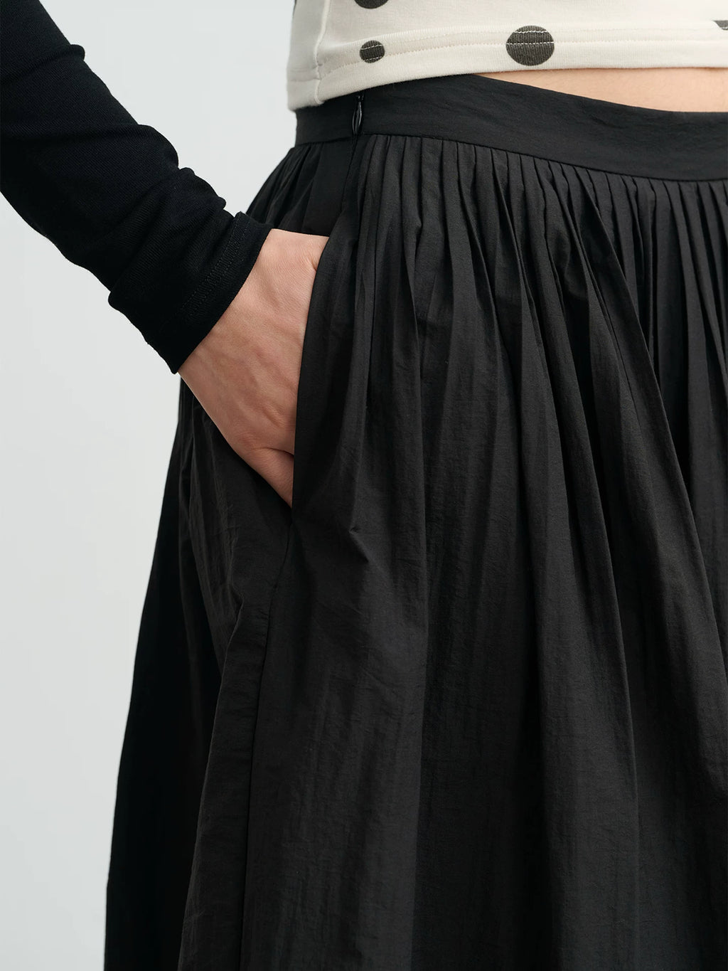 LINY LIBERTY Organ Pleated Skirt
