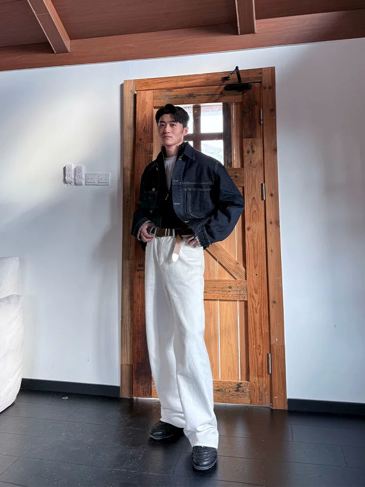 ZOZOFOREST Blue Bull Old Money Barn Denim Jacket