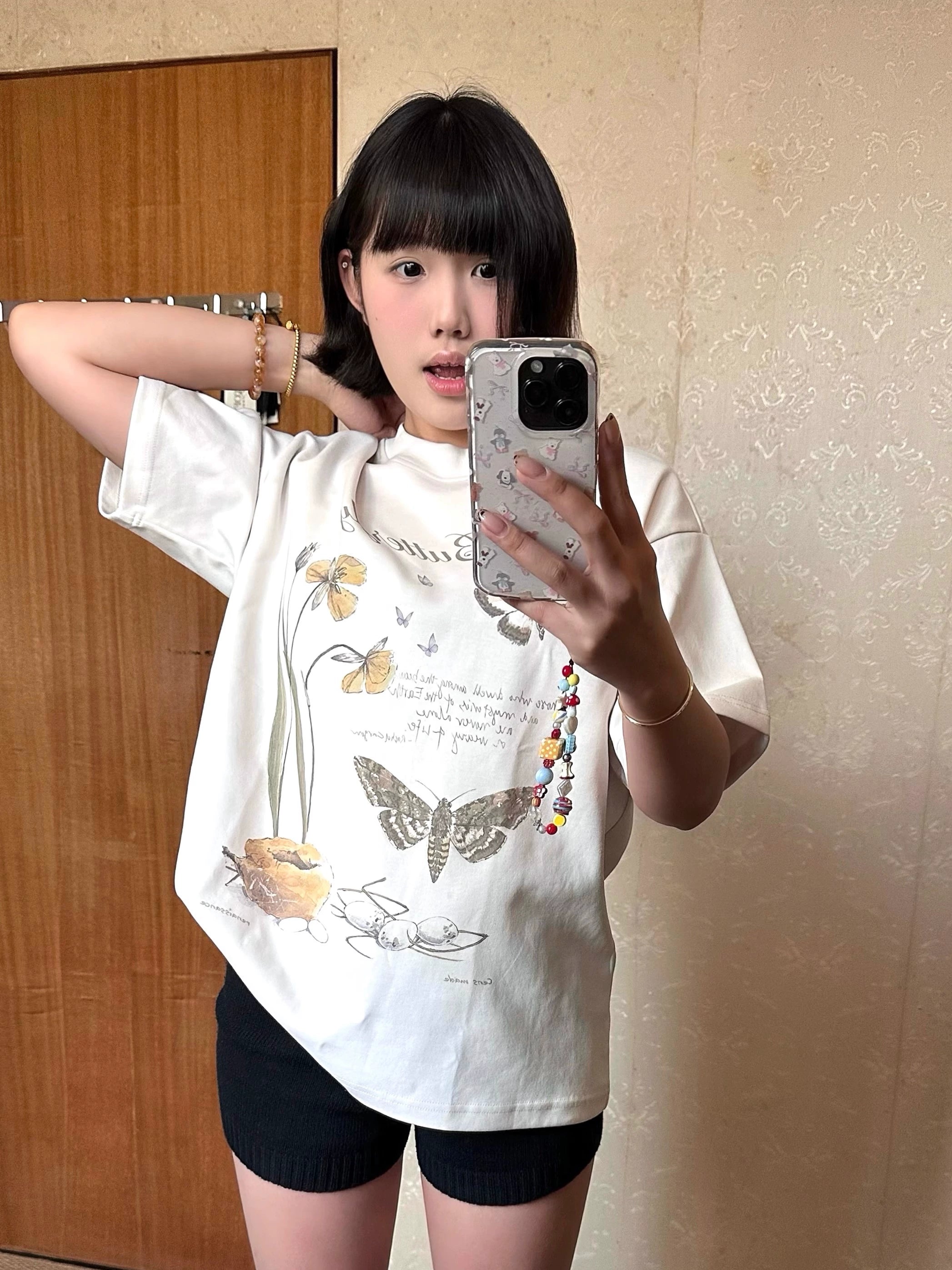 CENSMADE Reborn Butterfly Print Tee.