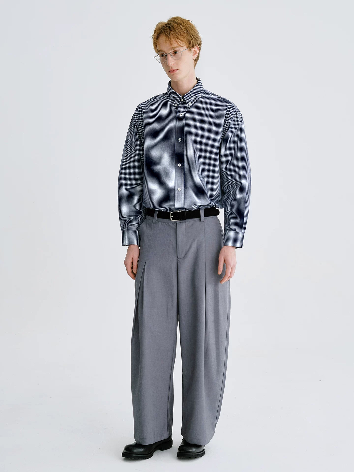 LIVINGTOWN Versatile Simple Plaid Shirt
