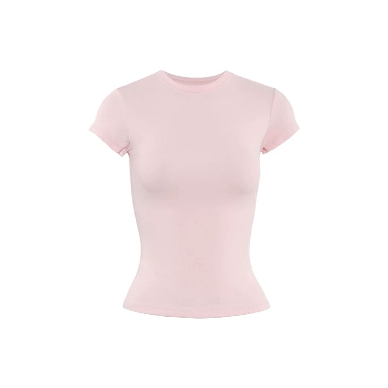 Audwyn Crew Neck Slim Skinny Versatile Tee