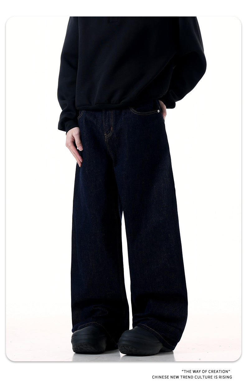 11KN Pleated Japanese Raw Denim Jeans