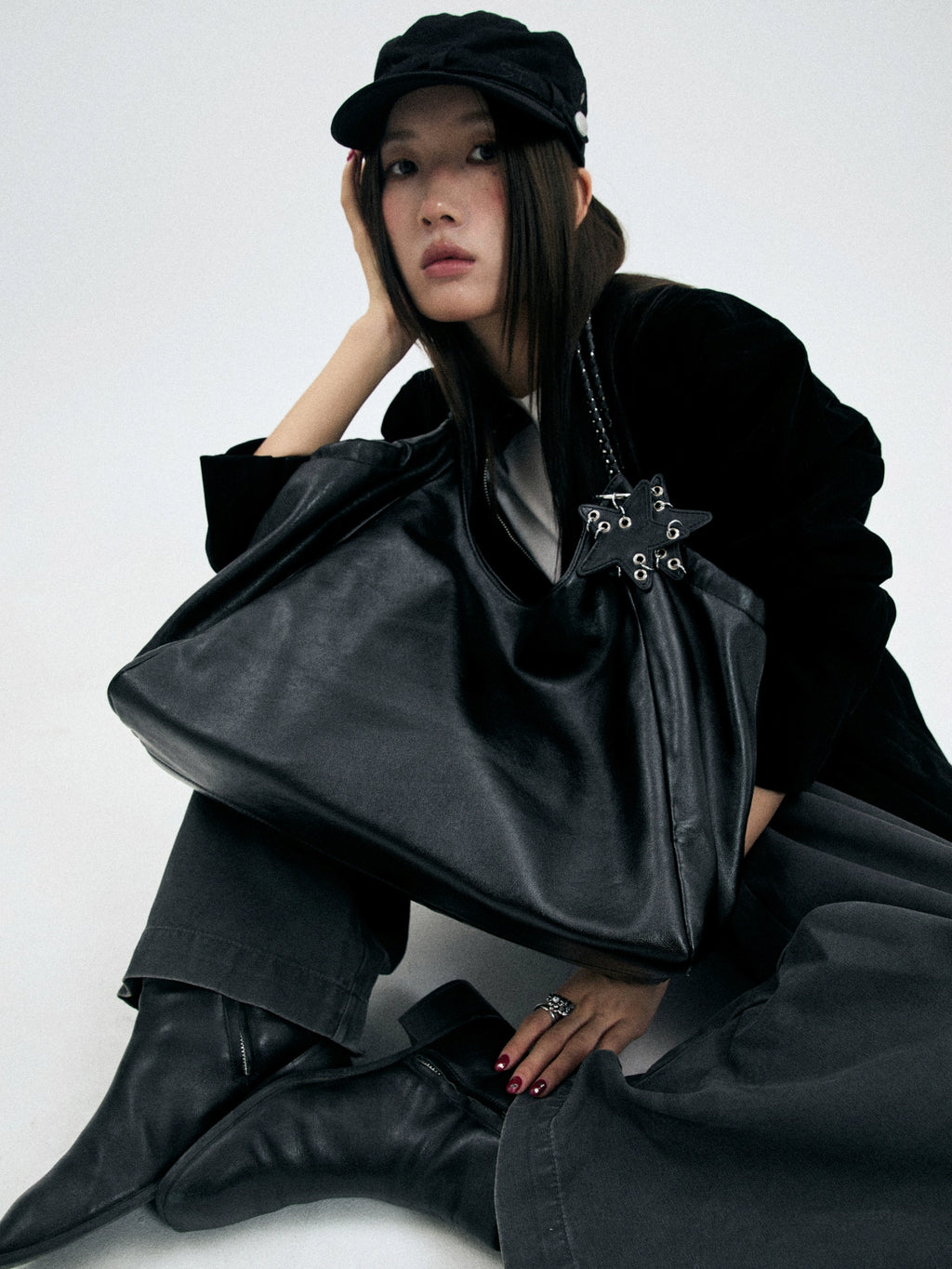 BINGBONG  Star Pendant Large-capacity Commuter Bag