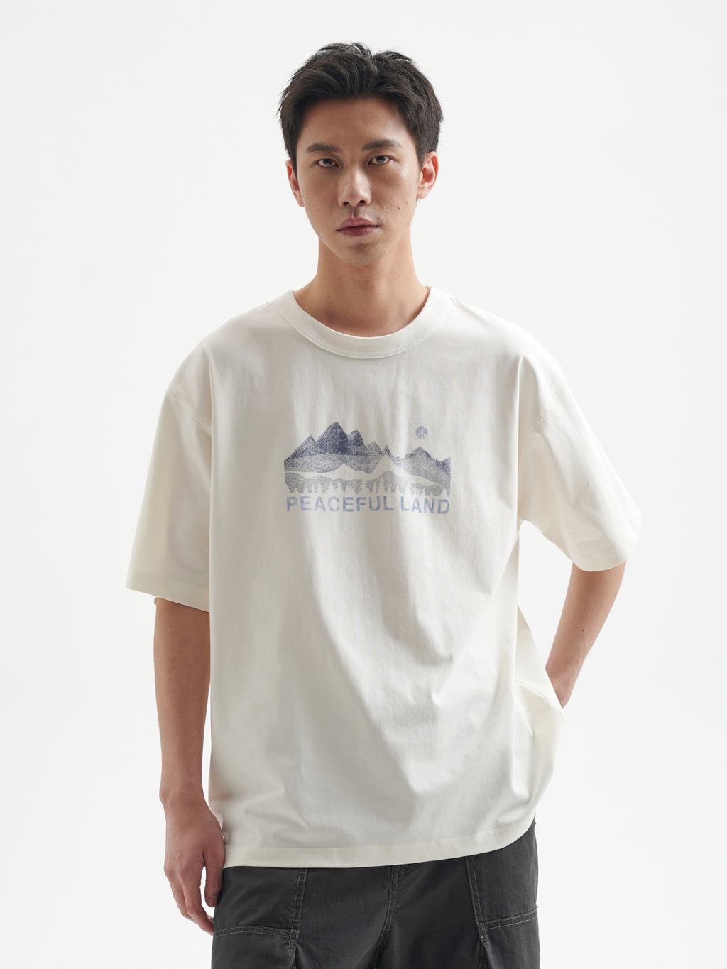 BUTTBILL 25SS Mountains non-sensory water pulp Sorona UPF50 Tee