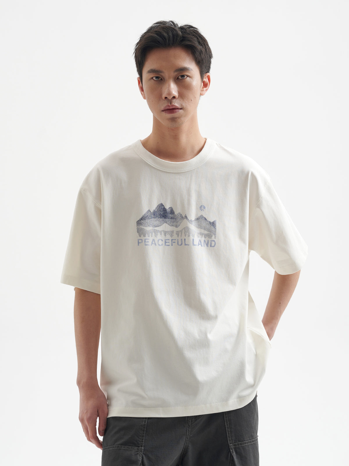 BUTTBILL 25SS Mountains non-sensory water pulp Sorona UPF50 Tee