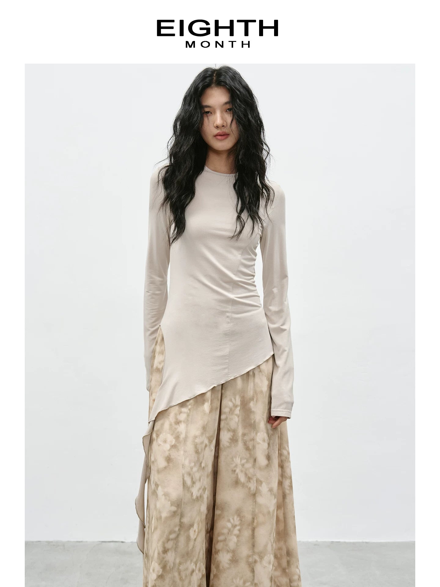 EIGHTHMONTH Split Streamer Slim Long Sleeve