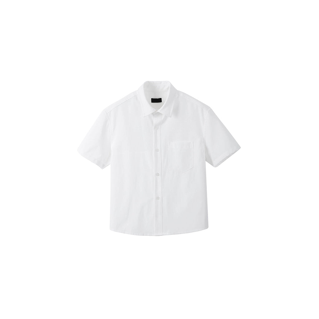 PLUS NO LOGO Striped Short Sleeve Shirt