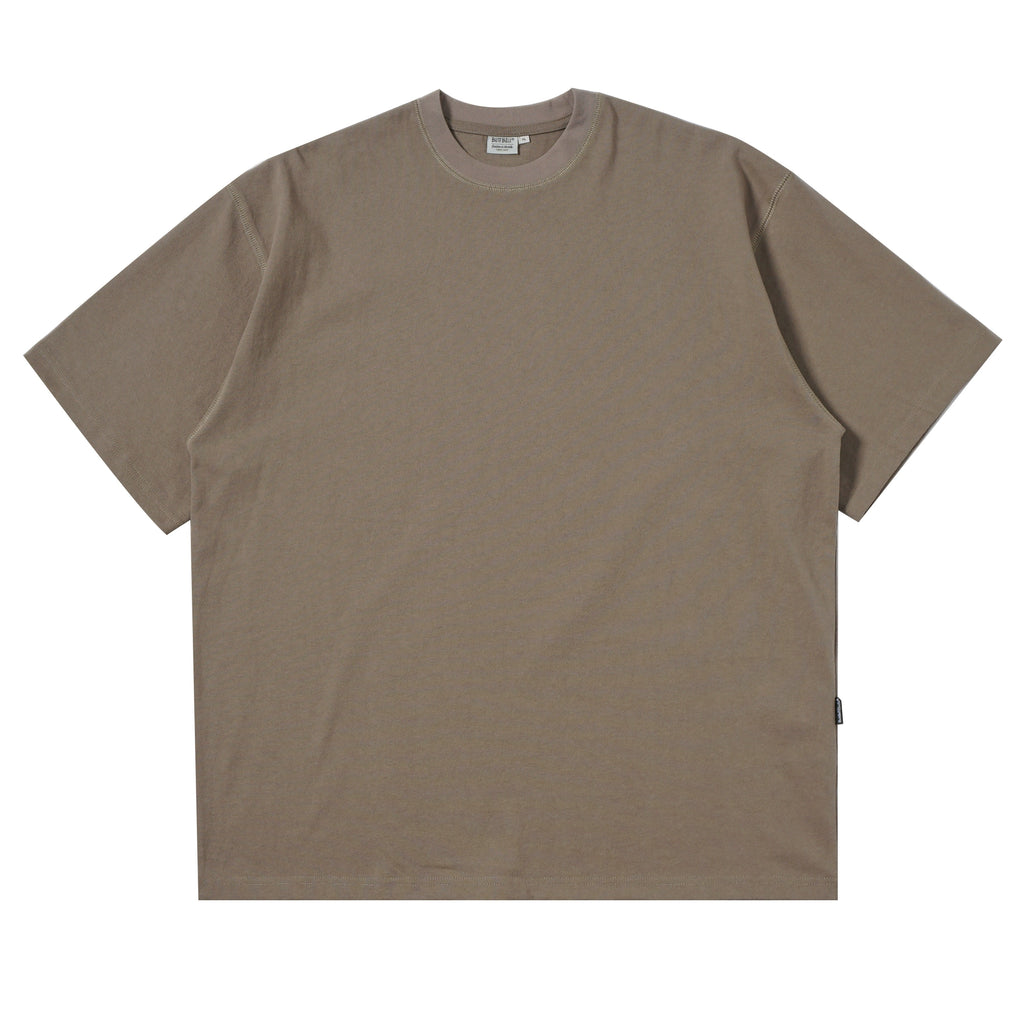BUTTBILL Heavy 300G Crew Neck Pure Cotton Three Needles Five Threads Tee