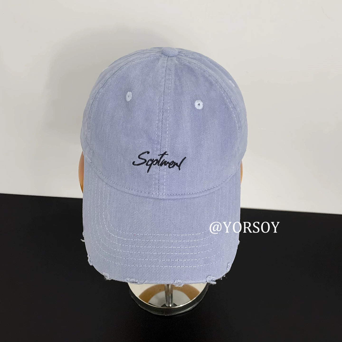YORSOY Retro Old Ripped Baseball Cap