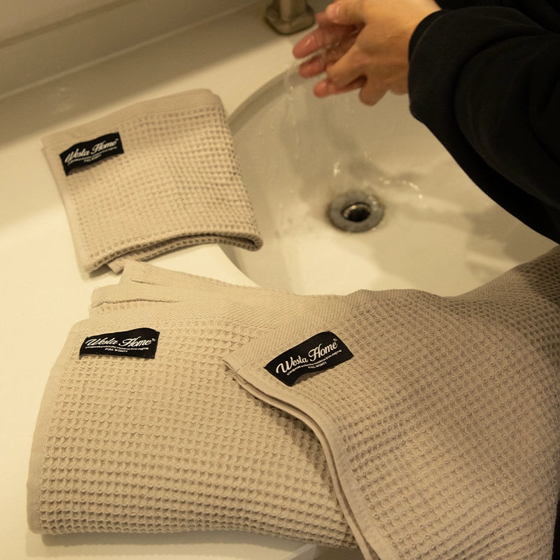 WESTELEVEN Cotton Bath Towel Hand Towel Set