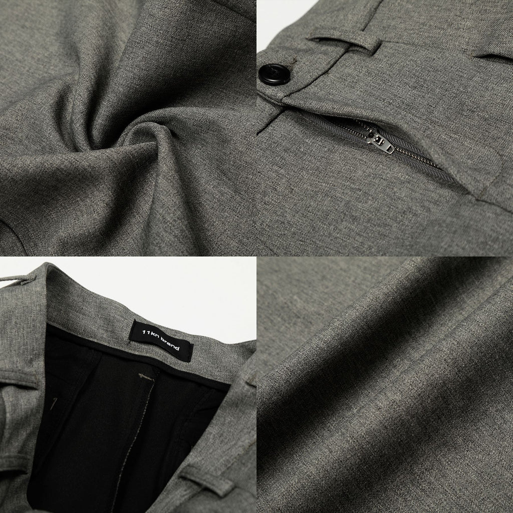 11KN Double Pleated Loose Versatile Casual Pants
