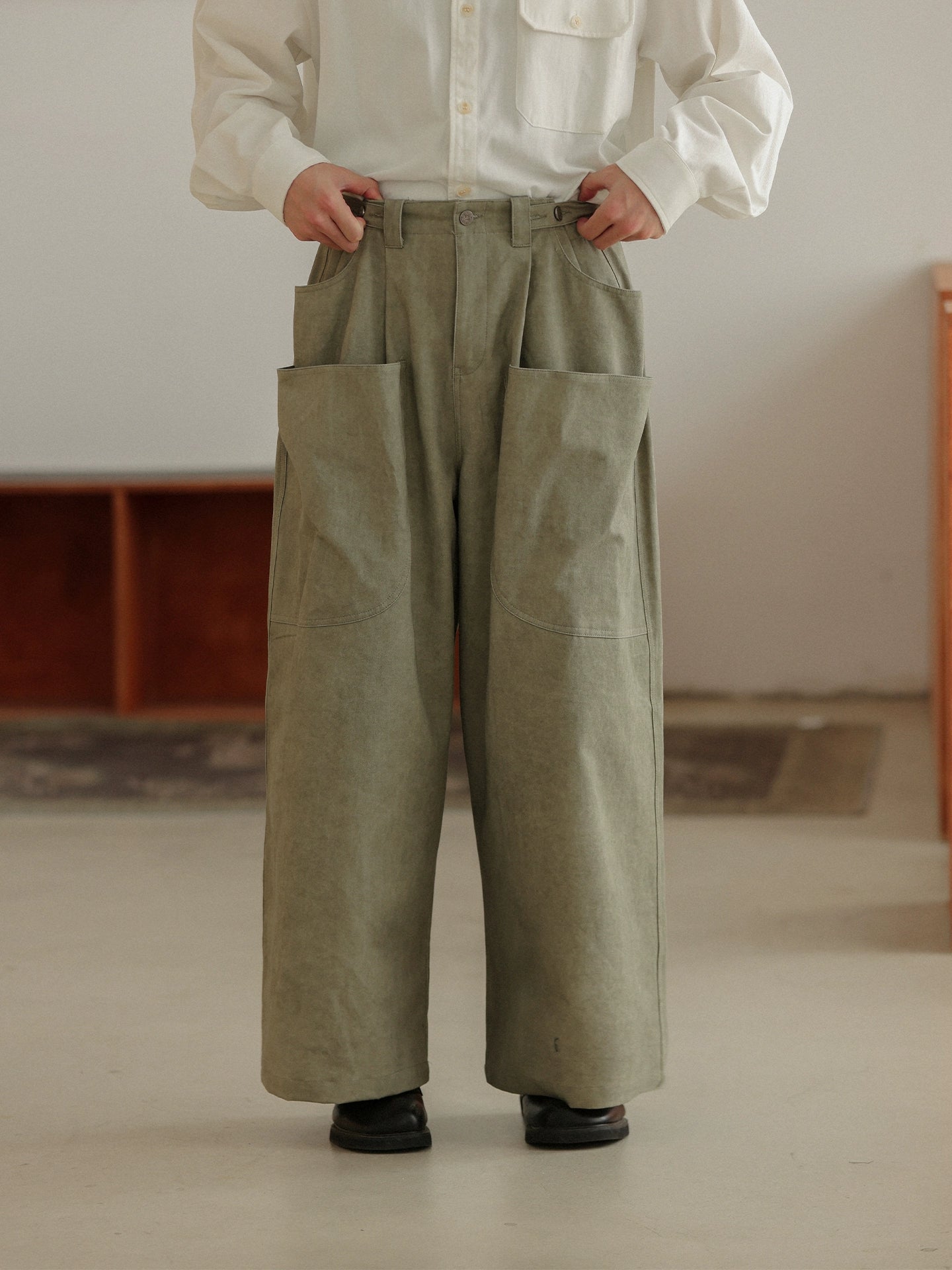 NOEARS Japanese Retro Loose Casual Pants
