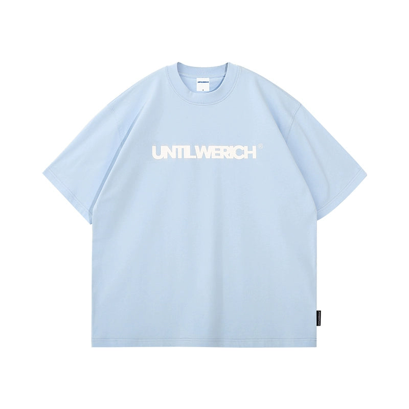 Untilwerich Crewneck Print Small Neckline Tee