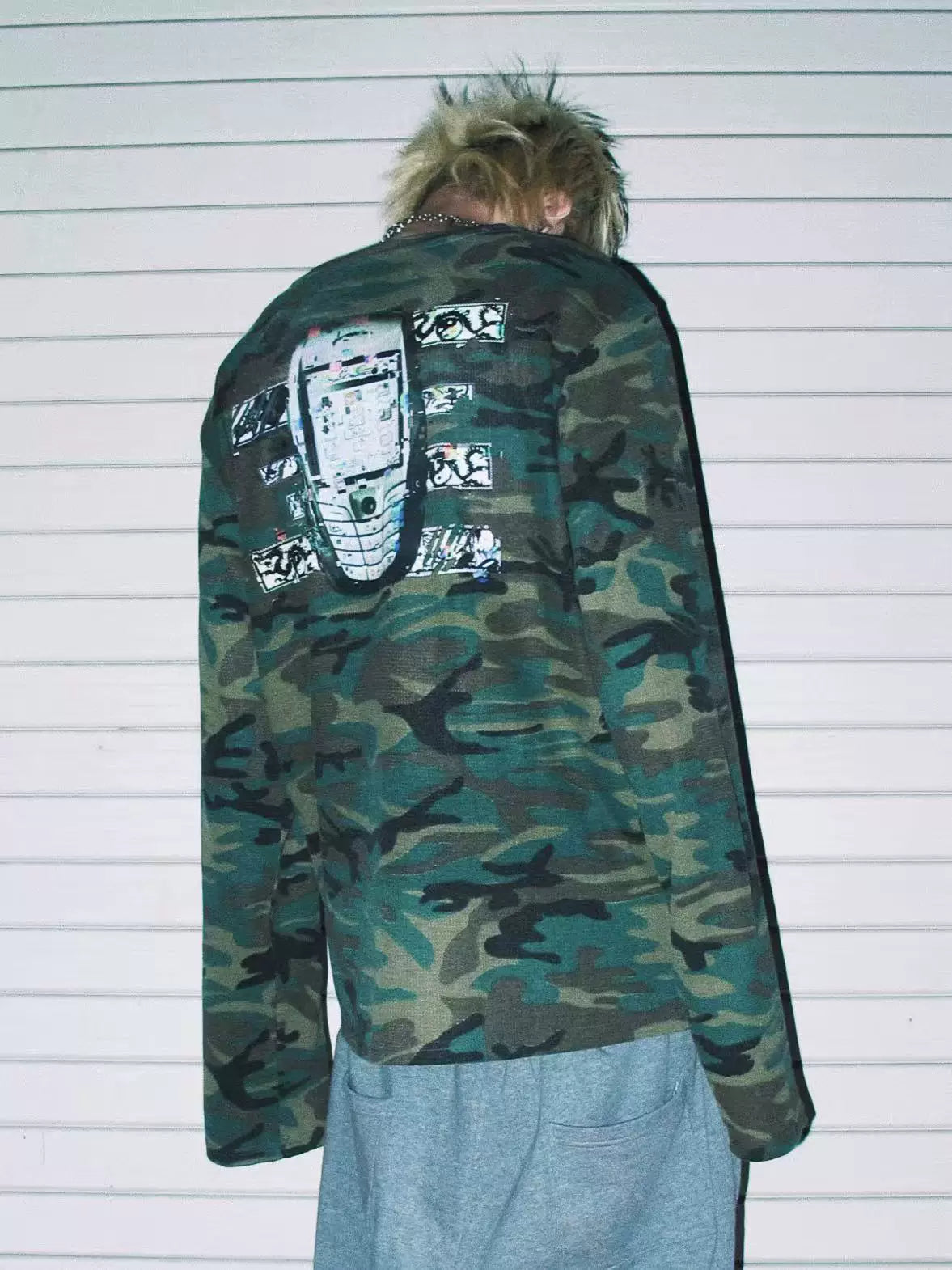 Gameone Camo Waffle Base Long Sleeve