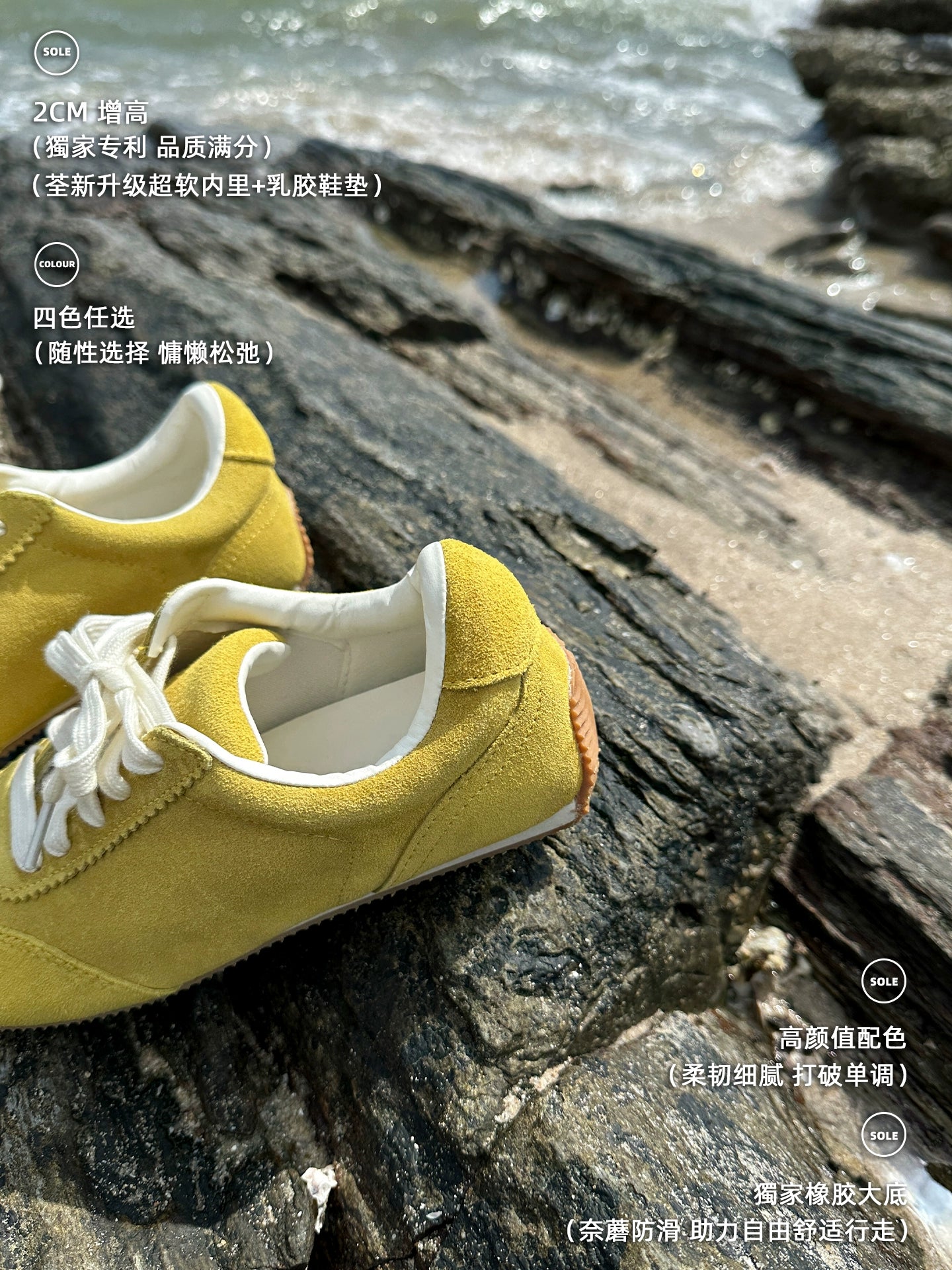 Lidaren Produced Leather Retro Outdoor Soft-soled Casual Shoes