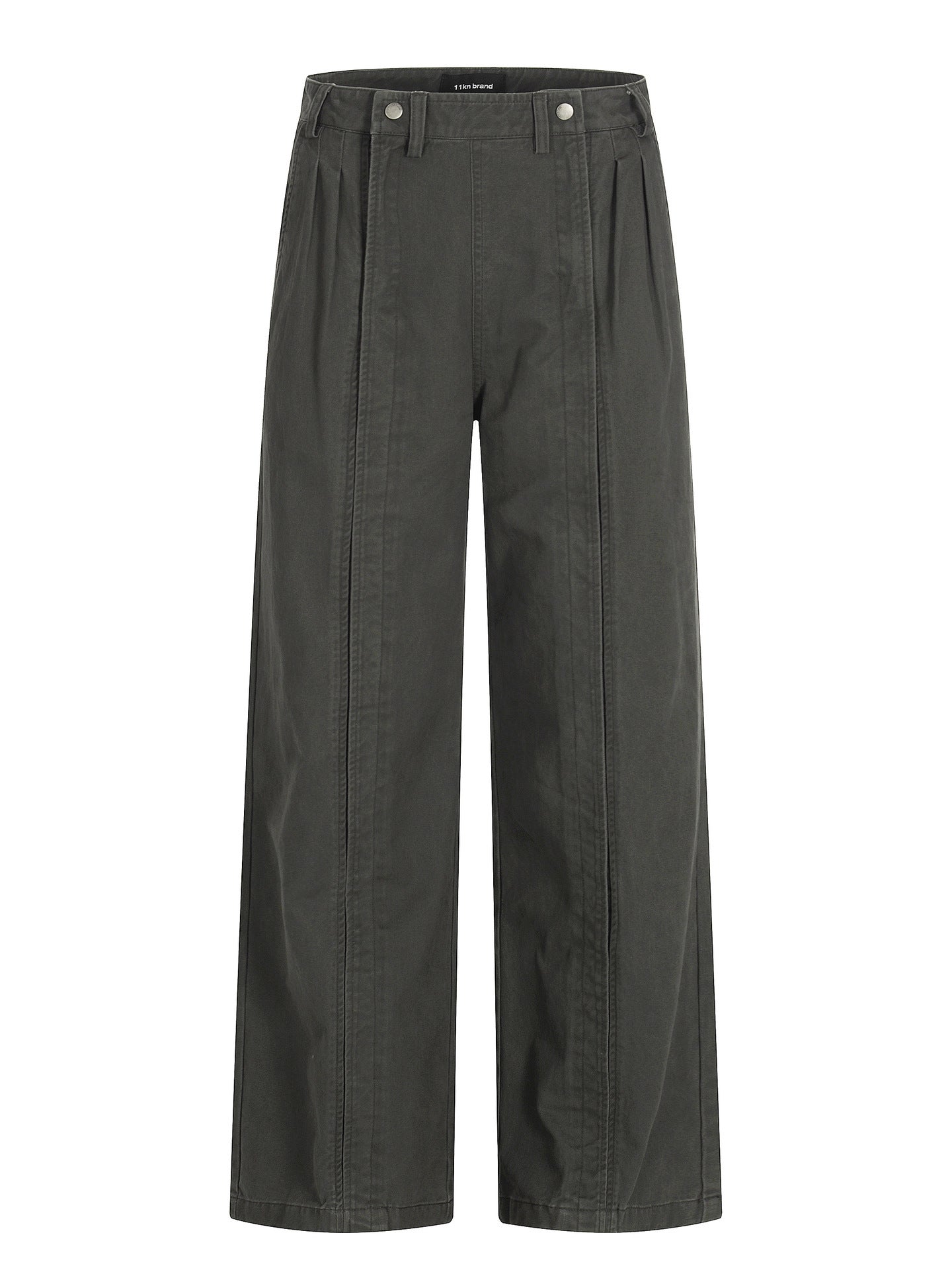 11KN Retro Wide-leg Loose Straight Slacks