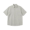 BUTTBILL Plaid Pocket Short-sleeved Shirt