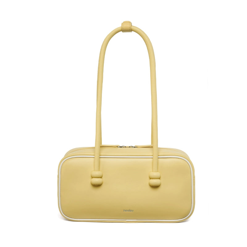 Neeley Contrast Versatile Leather Shoulder Underarm Bag