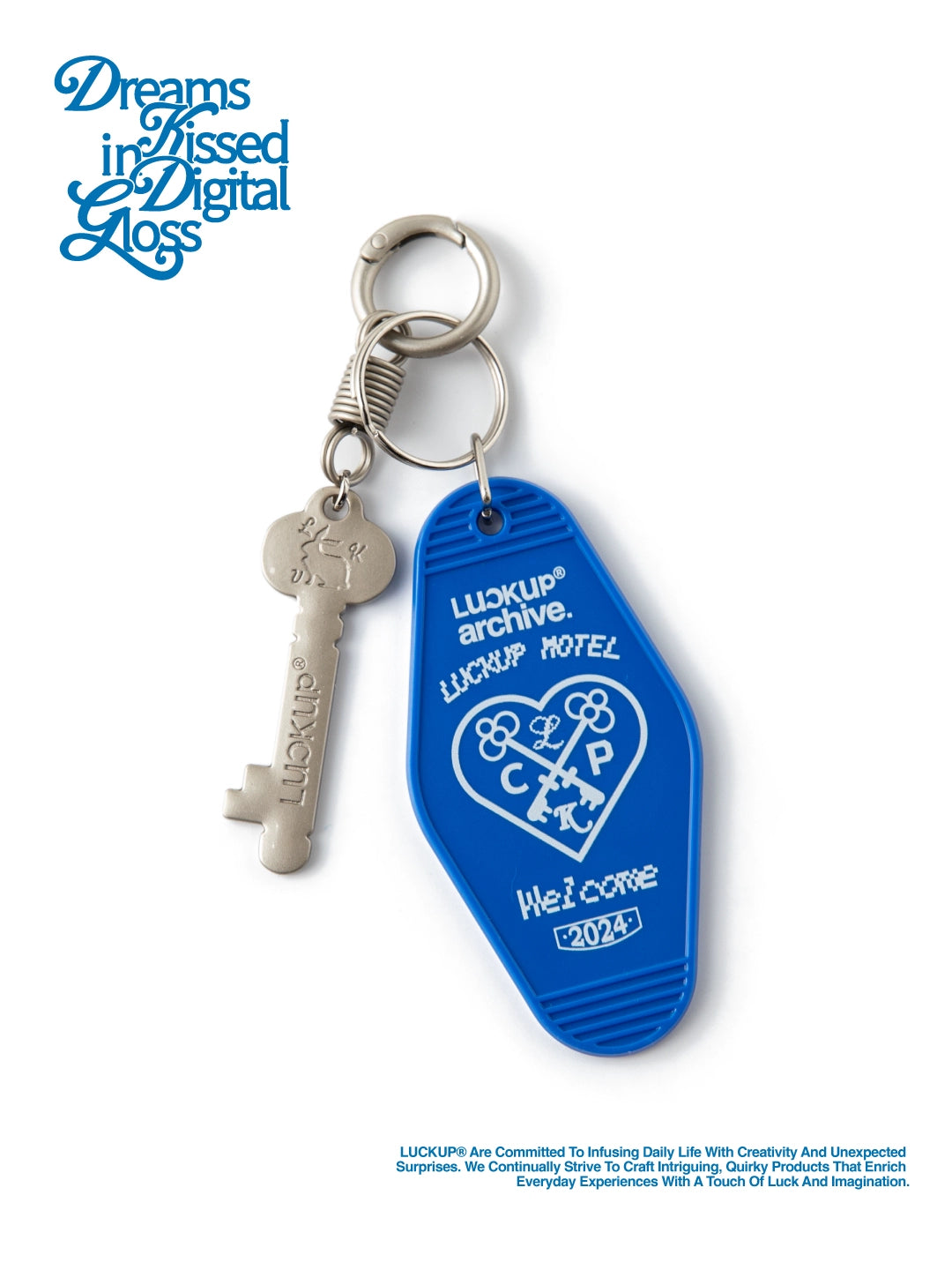 LUCKUP Metal Key Ring Pendant Keychain