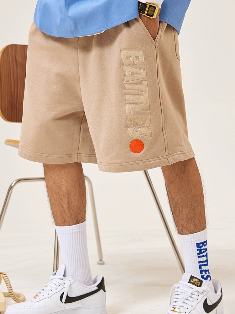 Battles Terry Embroidered Sports Shorts