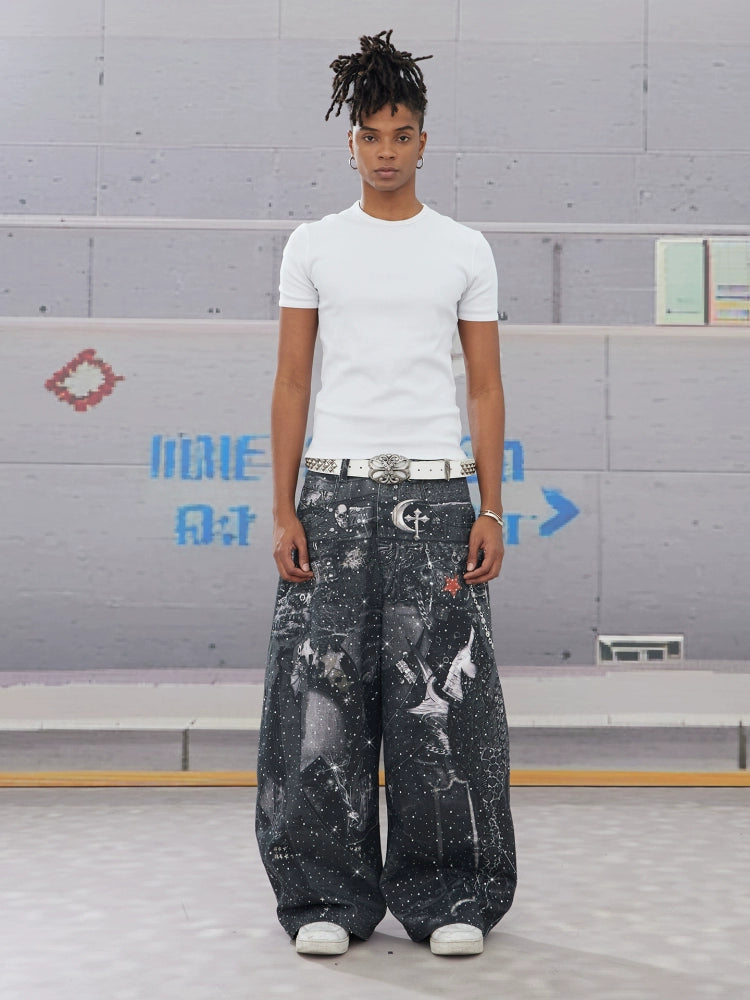 DND4DES Street Hip Hop Tight Fit Threaded Tee