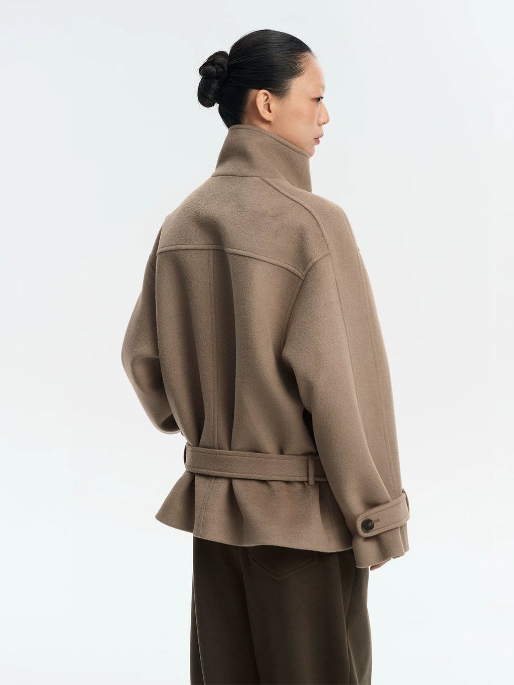 LINY LIBERTY Vintage Loose Thickened Woolen Jacket