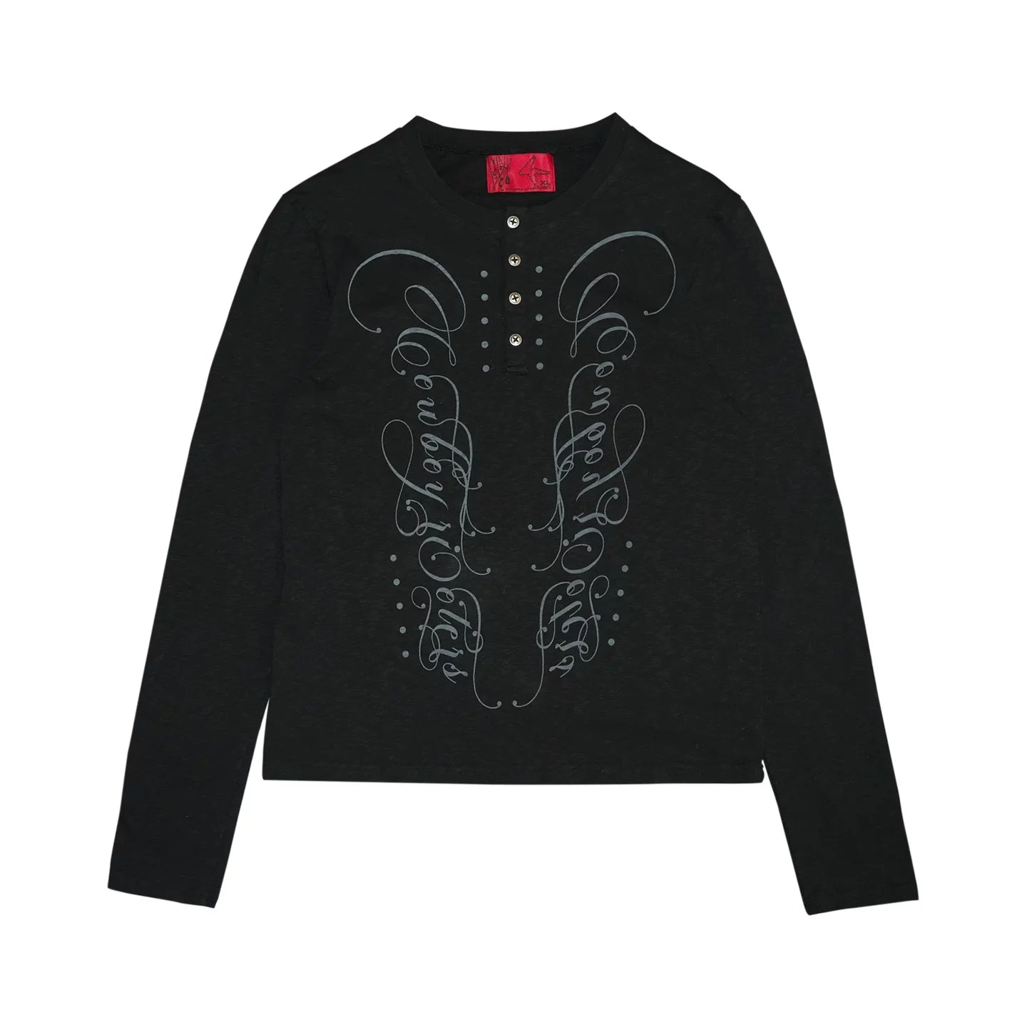 4AM Single Break Slim Fit Henry Neck Long Sleeve