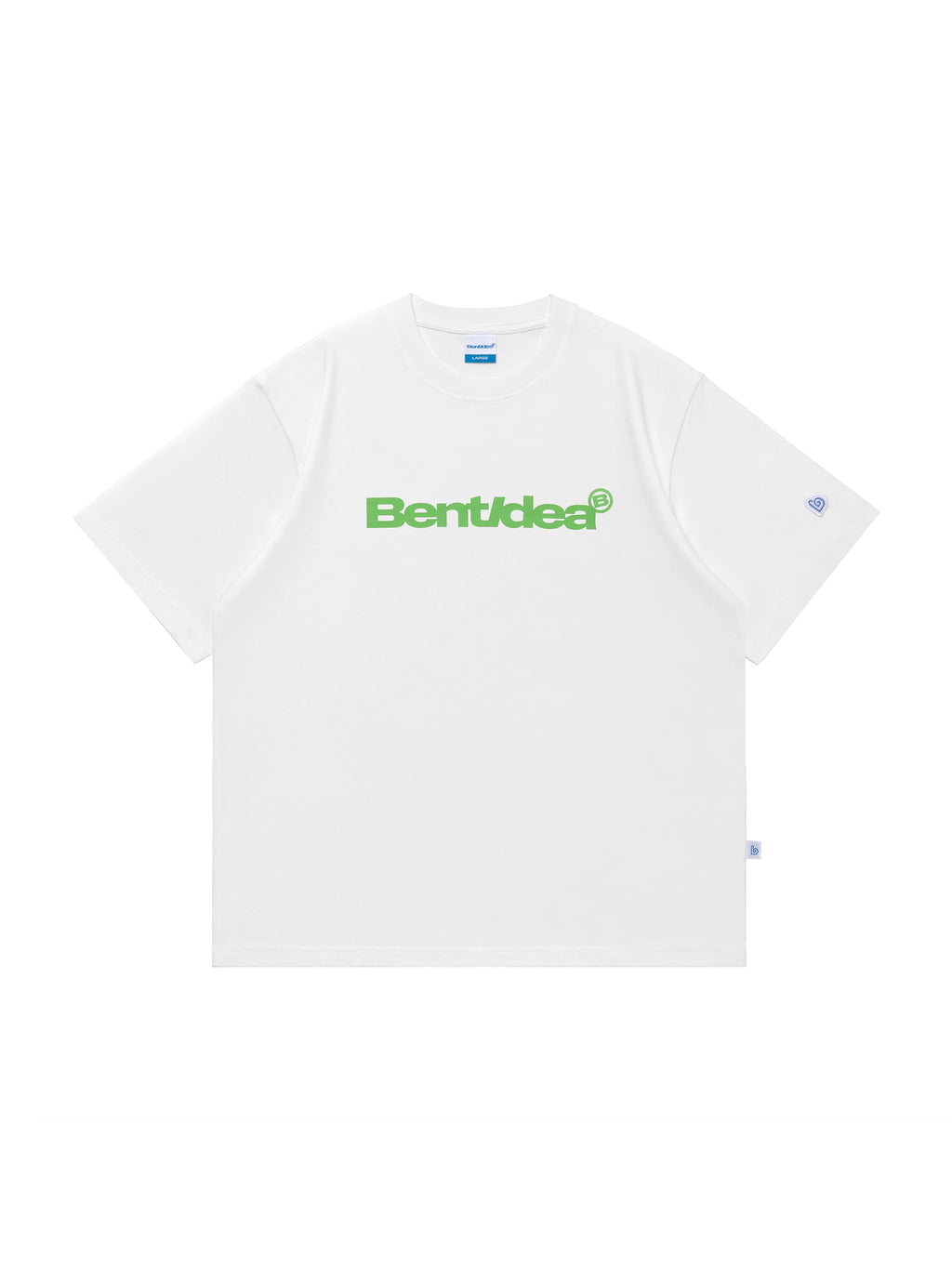 BENT IDEA Letter Print Casual Loose Tee