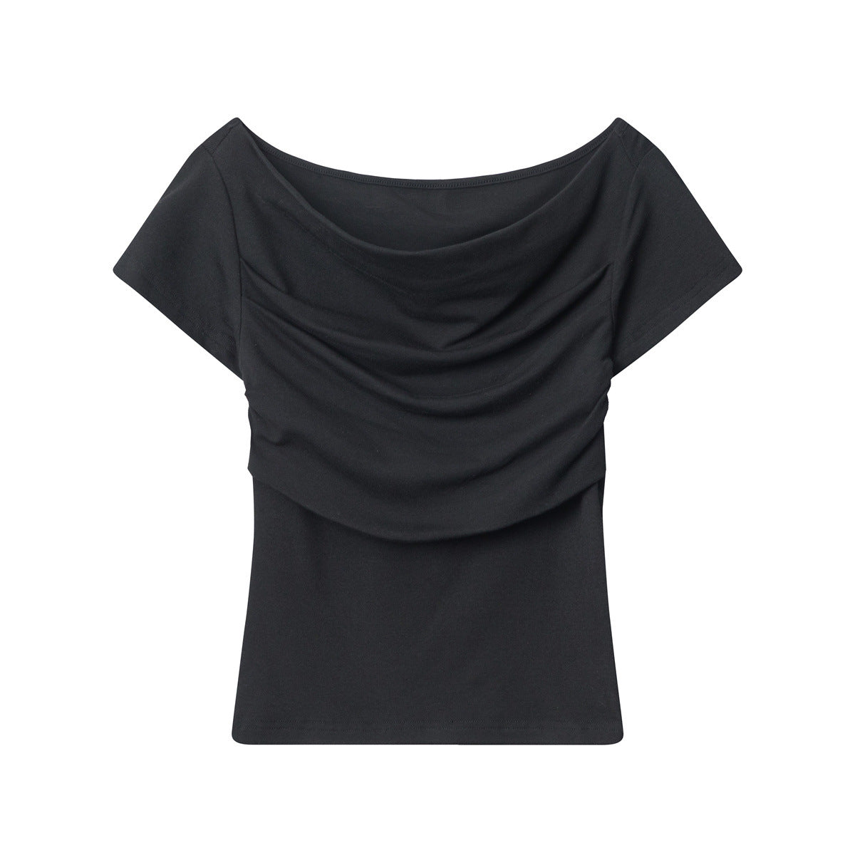 Nariele Sexy Pleated Slim Short Tee