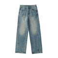 LIVINGTOWN Versatile Casual Straight Jeans