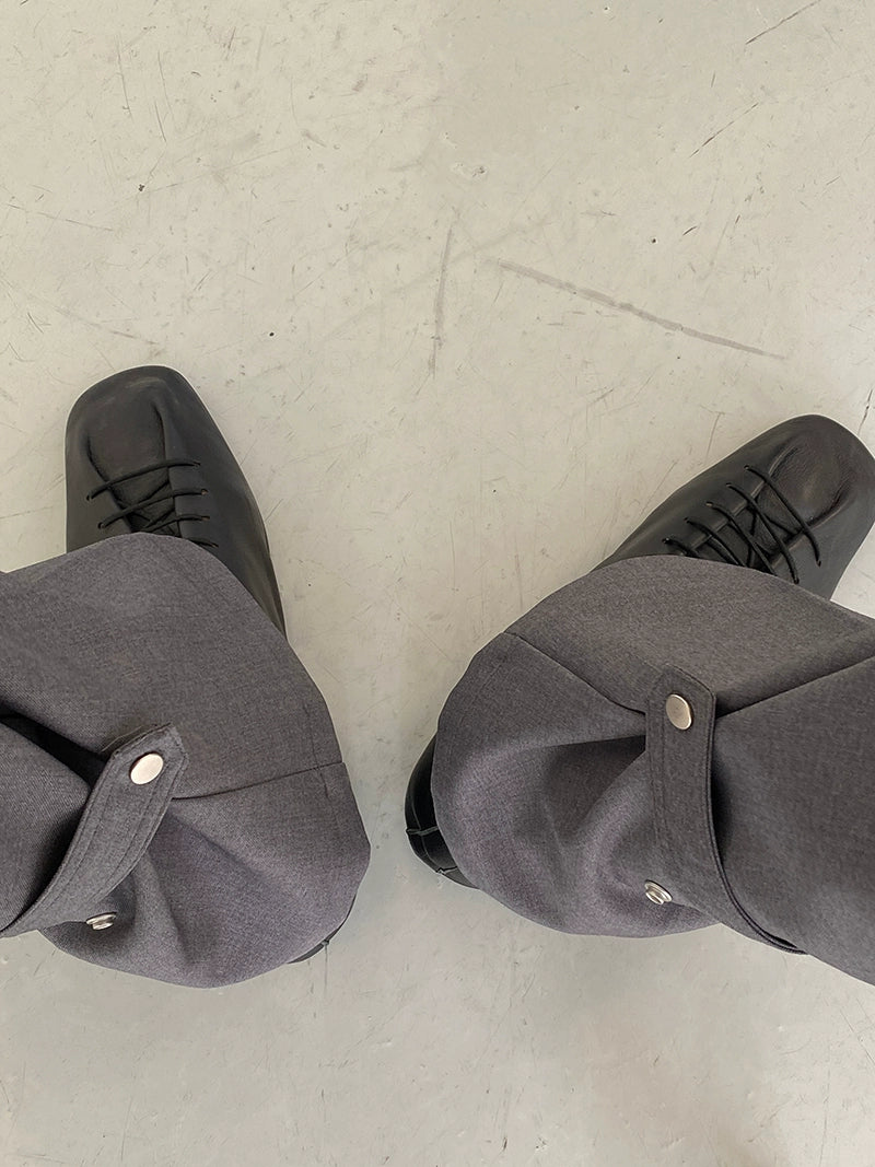 COLN Casual Pants Button Suit Pants