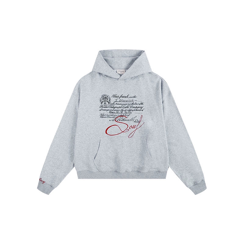 ATRY Short Mail Casual Versatile Hooded Sweater