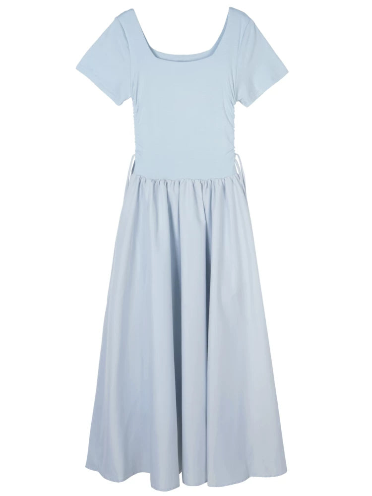 XUJING Square Collar Temperament Dress