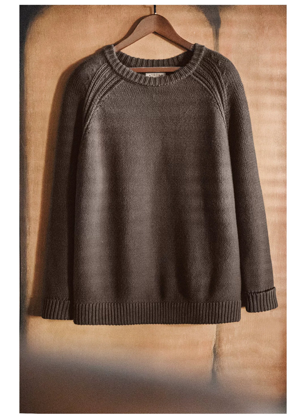 Madden Retro Heavy Crew Neck Knitted Sweater