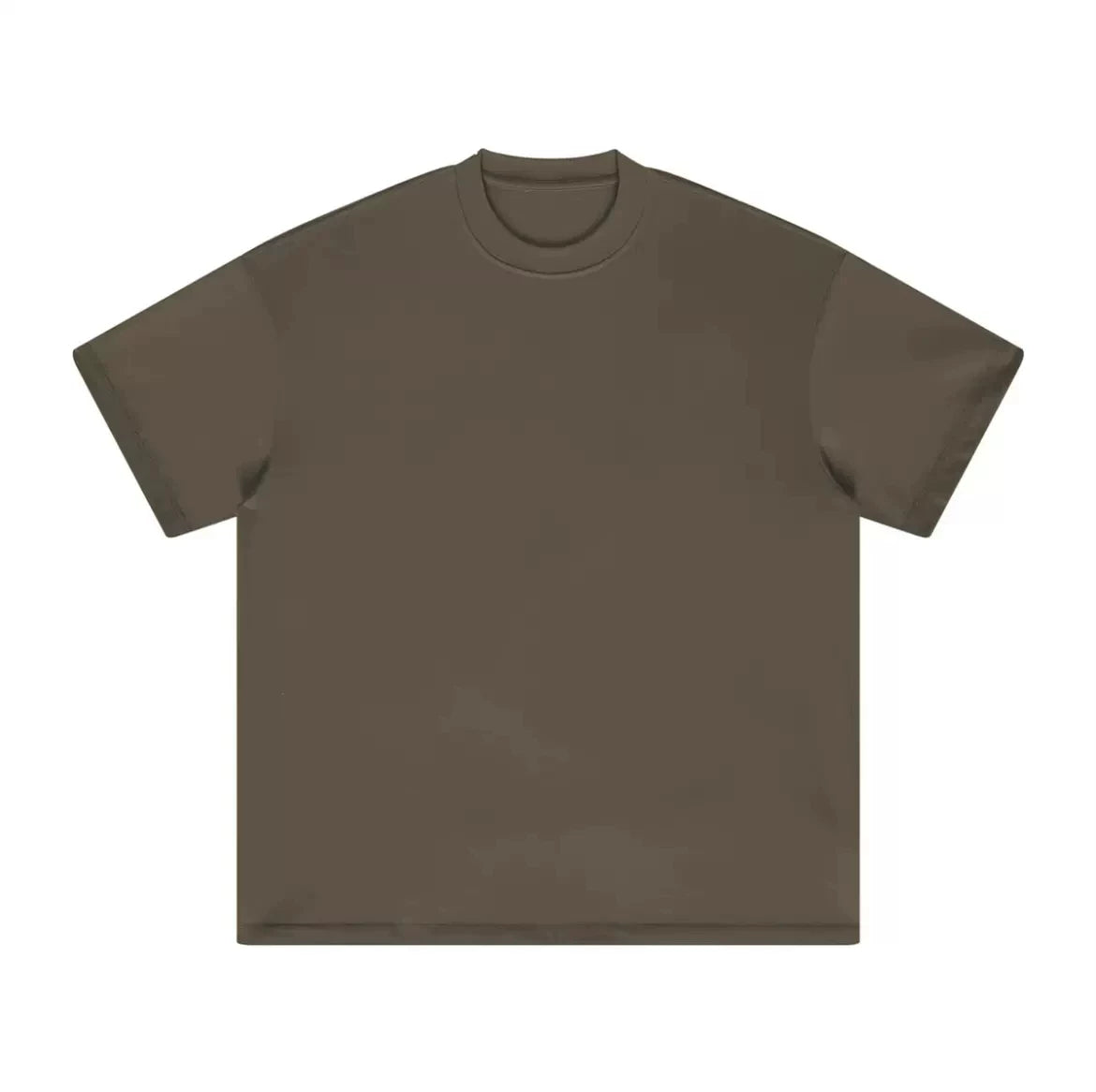 Blank: Map Oversized Small Neckline Casual Tee