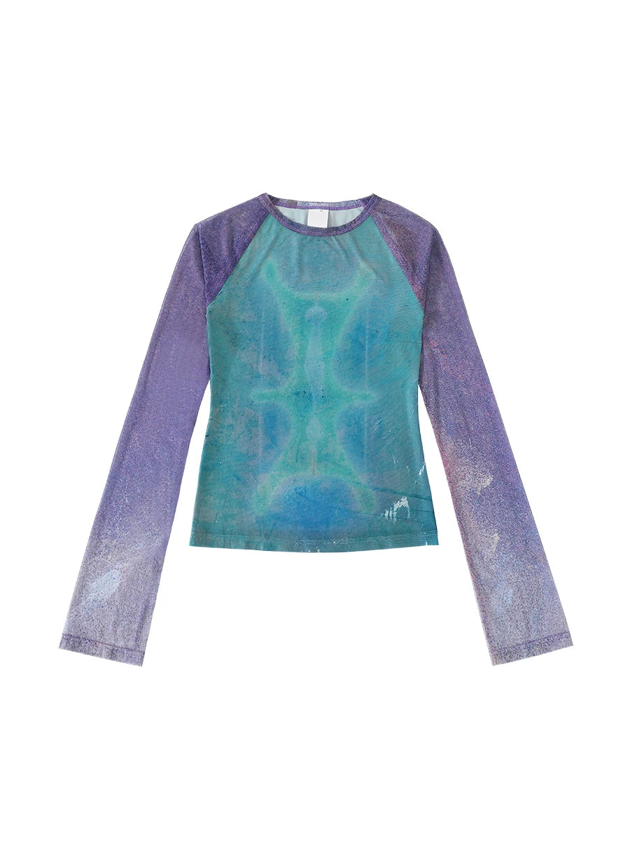 CONP Shoulder Mesh Slim Tee